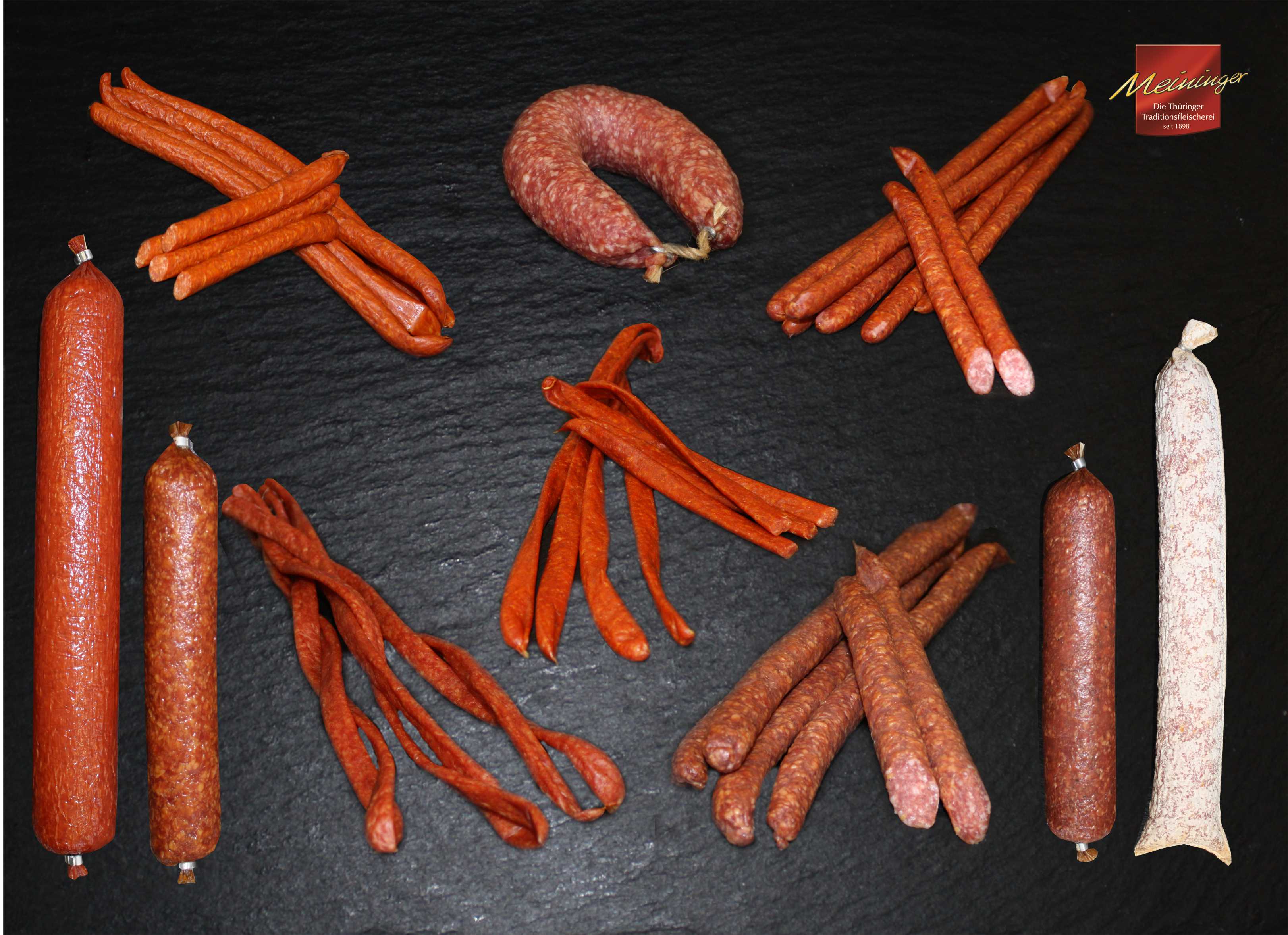 Wurstpaket I Salami Paket XXL I Wurst aus dem Thüringer Wald